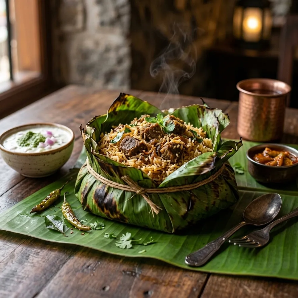 Beef Kizhi Biriyani
