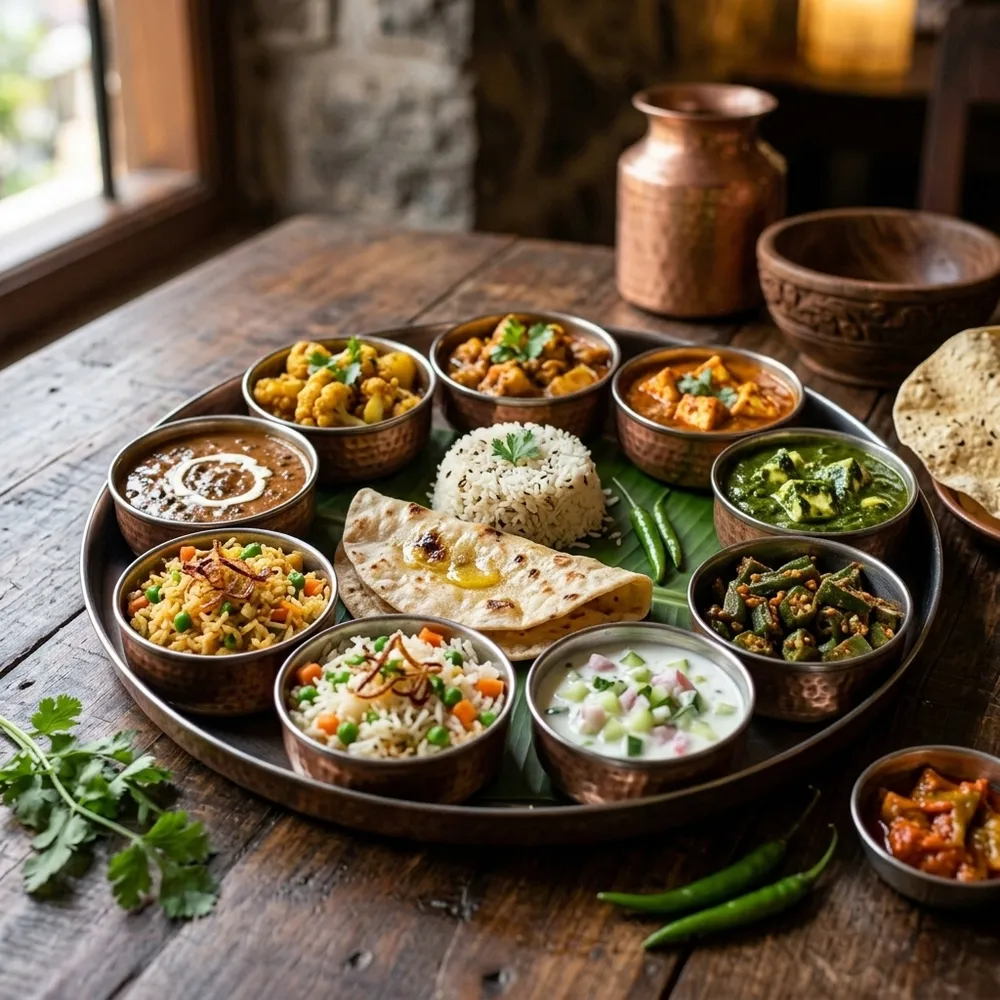 North Indian veg Thali