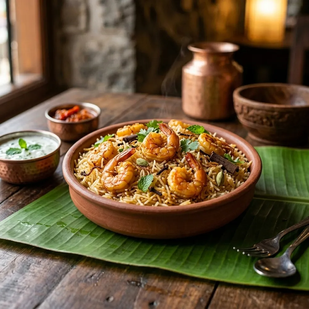 Prawns Biriyani
