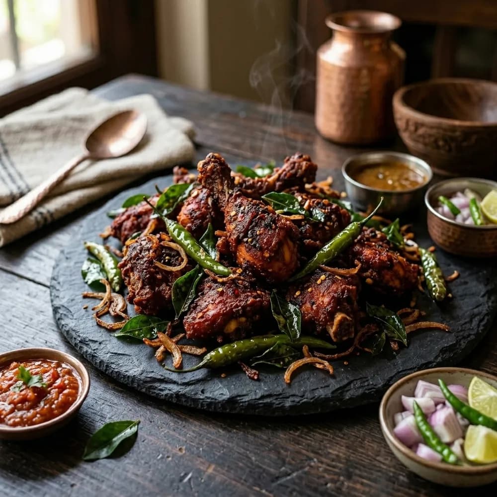 Thattukada Chicken Fry